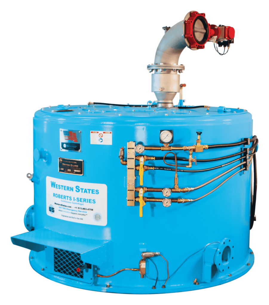Western States Roberts I-Series continous centrifuge external view