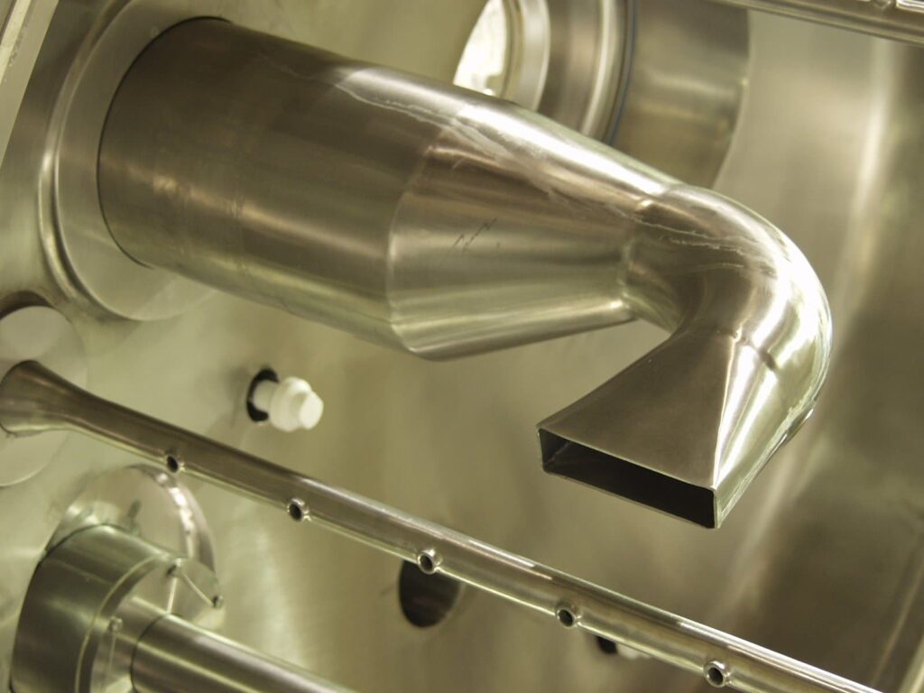 Western States Chemical and Pharmaceutical Centrifuge internal view of machine accessory