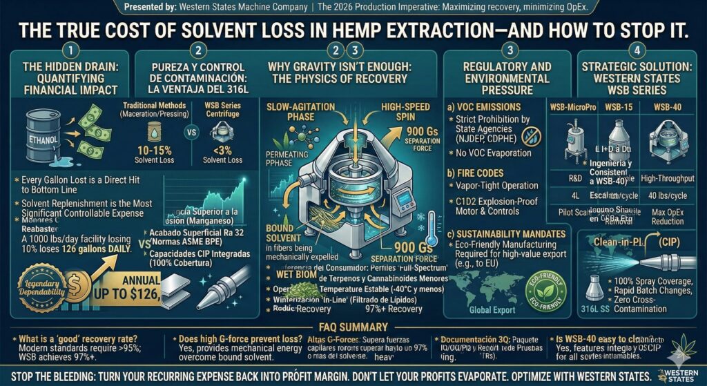 The True Cost of Solvent Loss in Hemp Extraction